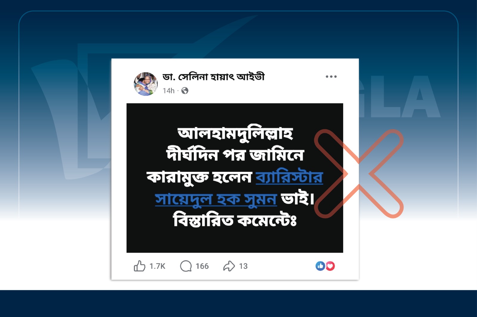 ব্যারিস্টার সুমন জামিন পেয়েছেন, মুক্তি নয়